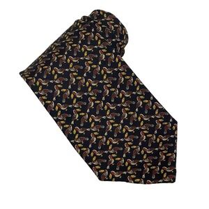 Brooks Basics Silk Necktie Novelty Toucan Birds